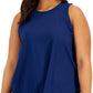 Conjunto de moletom feminino ID Ideology, azul, tamanho 1X