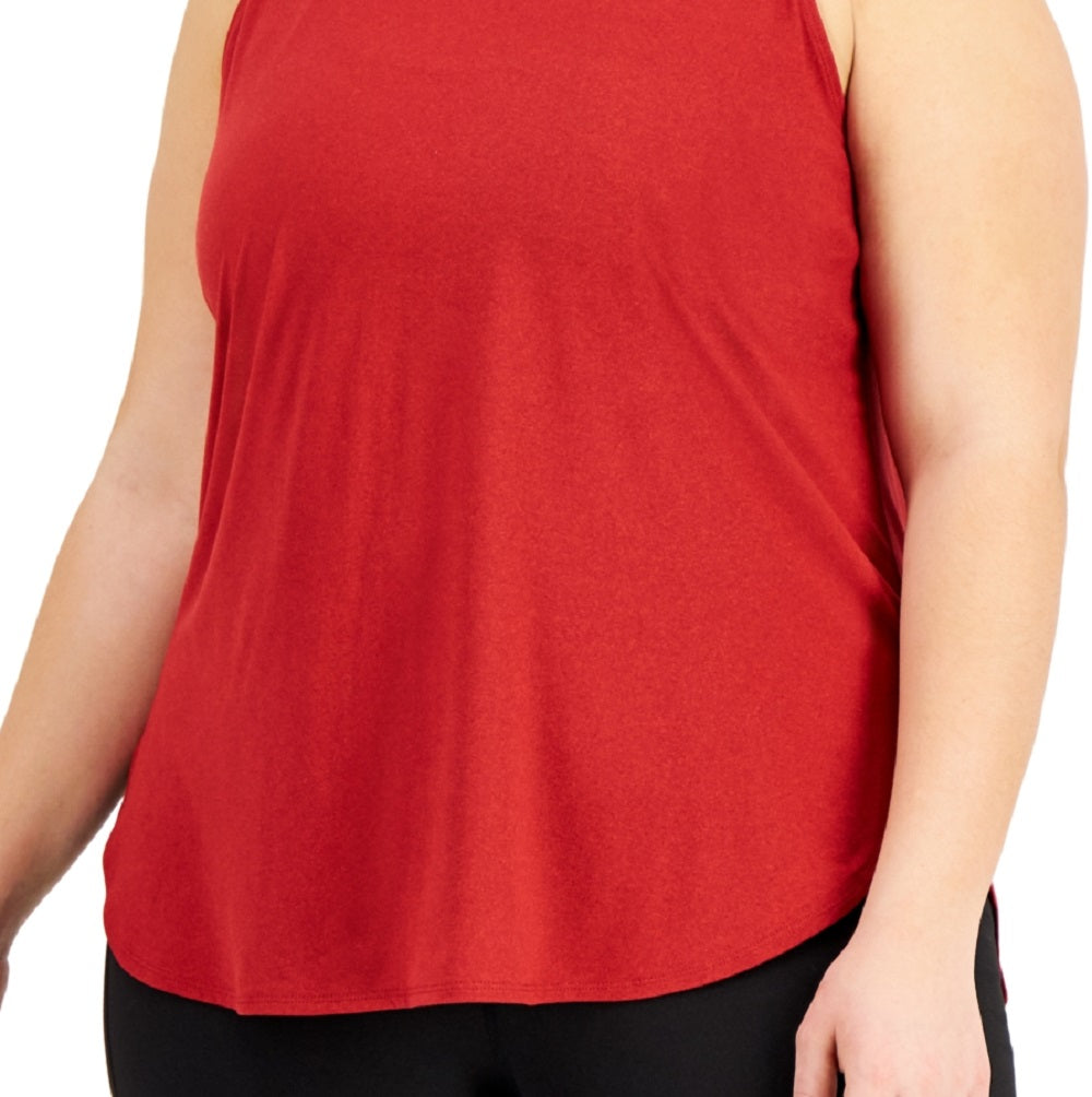 Conjunto de moletom feminino ID Ideology, vermelho, tamanho 3X