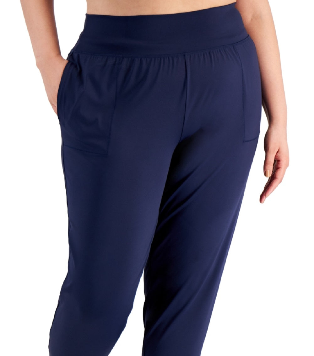 Calça jogger feminina ID Ideology roxa tamanho 3X