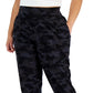 Calça jogger feminina estampada ID Ideology preta