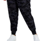 Calça jogger feminina estampada ID Ideology preta