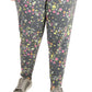 Calça jogger feminina com estampa de amor-perfeito ID Ideology cinza tamanho 3X