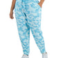 Calça jogger feminina ID Ideology com cordão, azul, tamanho 1X