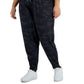 Calça jogger feminina ID Ideology com cordão, preta