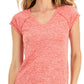 Camiseta ID Ideology Essentials Rapidry Feminina Vermelha Tamanho 2X