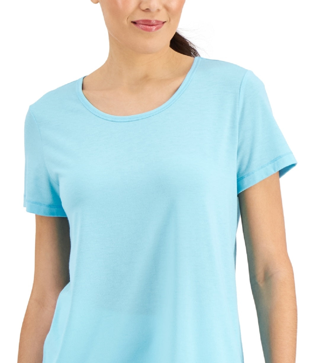 Camiseta feminina ID Ideology Active Mesh Back Azul Tamanho XX-G