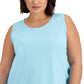 ID Ideology Regata feminina Birdseye Mesh Azul Tamanho 3X