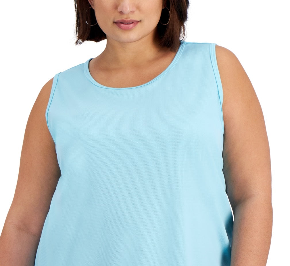 ID Ideology Regata feminina Birdseye Mesh Azul Tamanho 3X