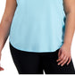 ID Ideology Regata feminina Birdseye Mesh Azul Tamanho 3X