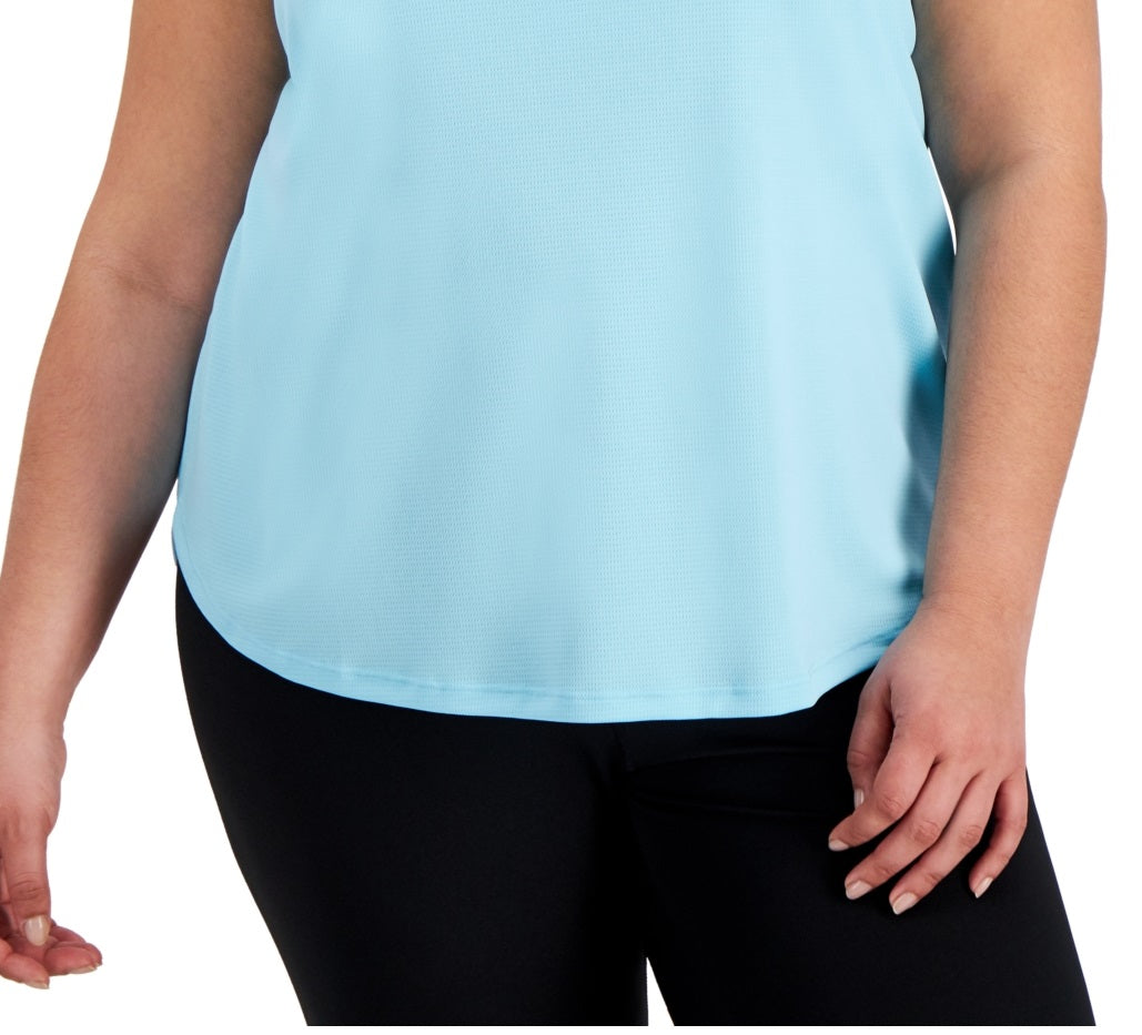 ID Ideology Regata feminina Birdseye Mesh Azul Tamanho 3X