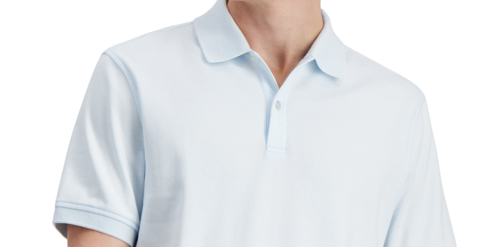 Polo Club Room Masculino Soft Touch Interlock Azul Tamanho Pequeno