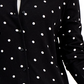 Karen Scott Cardigan Feminino Petite Simple Dot Preto Tamanho Petite P