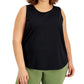 ID Ideology Regata feminina Birdseye Mesh Preta Tamanho 2X