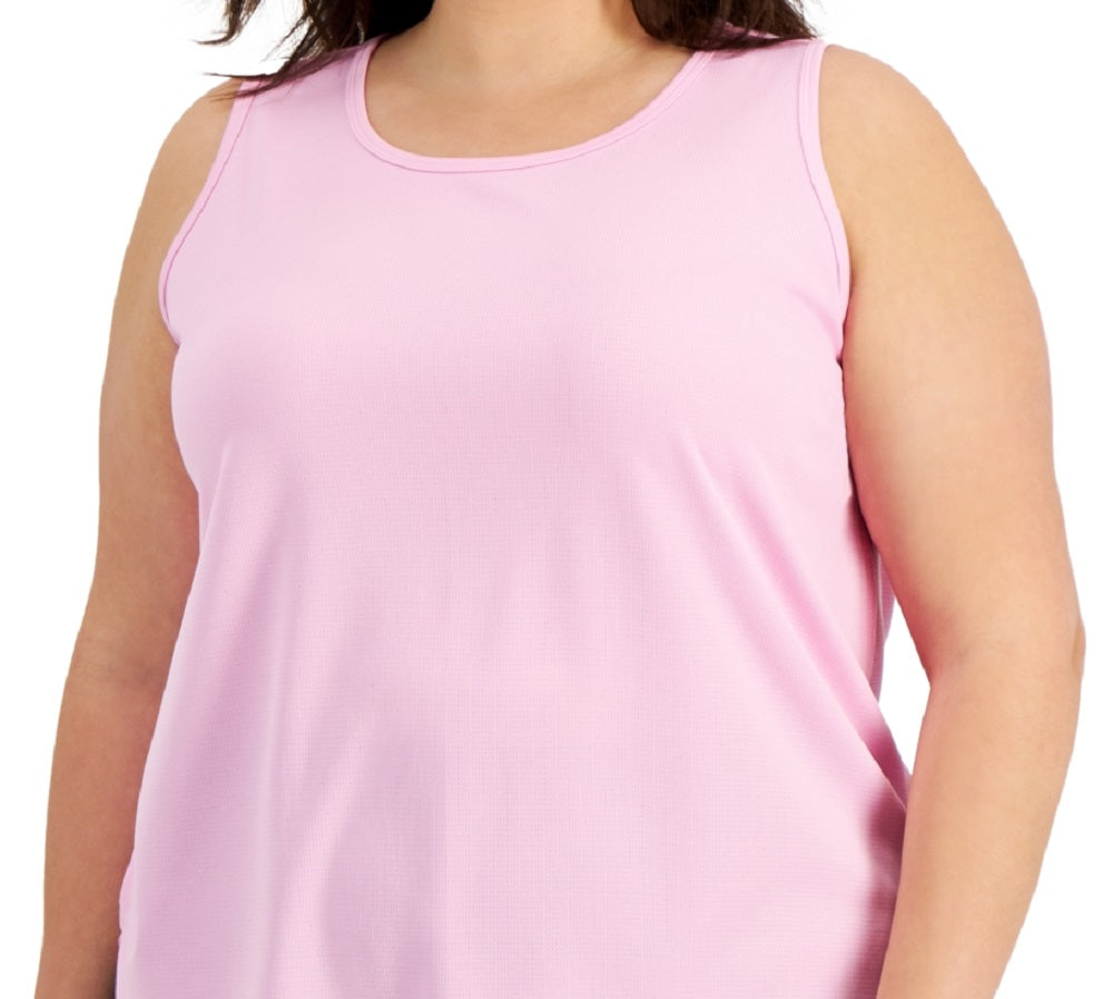 ID Ideology Regata feminina Birdseye Mesh Rosa Tamanho 1X