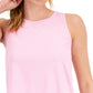 ID Ideology Regata feminina Birdseye Mesh Rosa Tamanho Grande