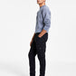 Calça jeans cargo skinny fit masculina da INC International Concepts, preta, tamanho 38