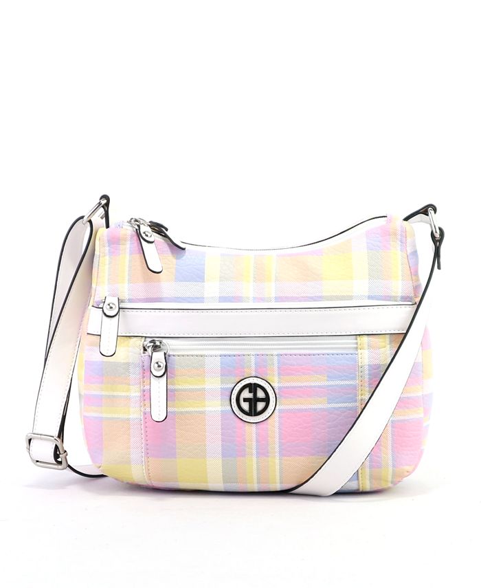 Giani Bernini Xadrez Hobo Feminino Branco Tamanho Único