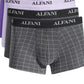 Pacote com 5 shorts masculinos Alfani estampados e lisos, cinza, tamanho pequeno