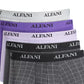 Pacote com 5 shorts masculinos Alfani estampados e lisos, cinza, tamanho médio