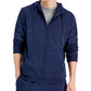 ID Ideology Moletom com capuz masculino regular fit sólido com zíper completo azul tamanho 2XL