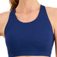 Conjunto de moletom feminino ID Ideology Essentials Sutiã esportivo de baixo impacto Azul Tamanho X-G