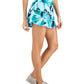 ID Ideology Saia-calça feminina Active Texture com babados, azul, tamanho grande
