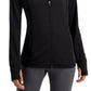 Jaqueta com zíper ID Ideology Essentials Performance feminina, preta, tamanho 3X