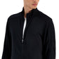 Jaqueta de malha masculina ID Ideology Regular Fit com absorção de umidade, preta, tamanho XX-G