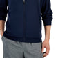 Jaqueta de malha masculina ID Ideology Regular Fit com absorção de umidade, azul, tamanho XX-G