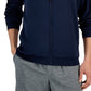 Jaqueta de malha masculina ID Ideology Regular Fit com absorção de umidade, azul, tamanho XXX-G