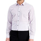 Camisa social pied-de-poule slim fit masculina Alfani azul