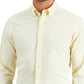 Camisa social masculina Club Room Slim Fit com elasticidade em 4 direções, amarela, tamanho pequeno