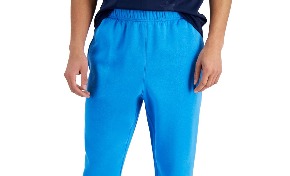 Calça de moletom masculina ID Ideology Fleece Azul Tamanho X-G