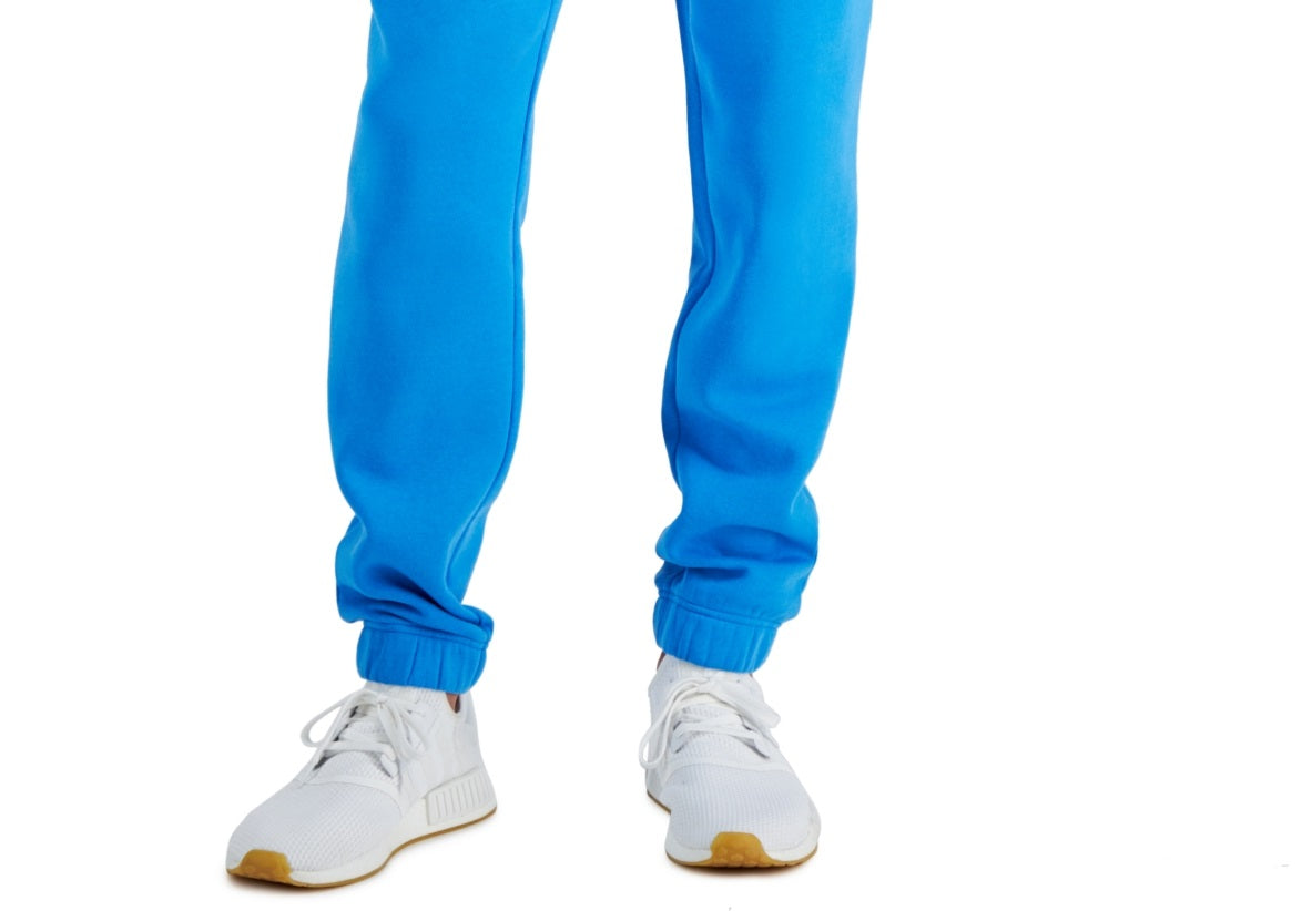 Calça de moletom masculina ID Ideology Fleece Azul Tamanho X-G