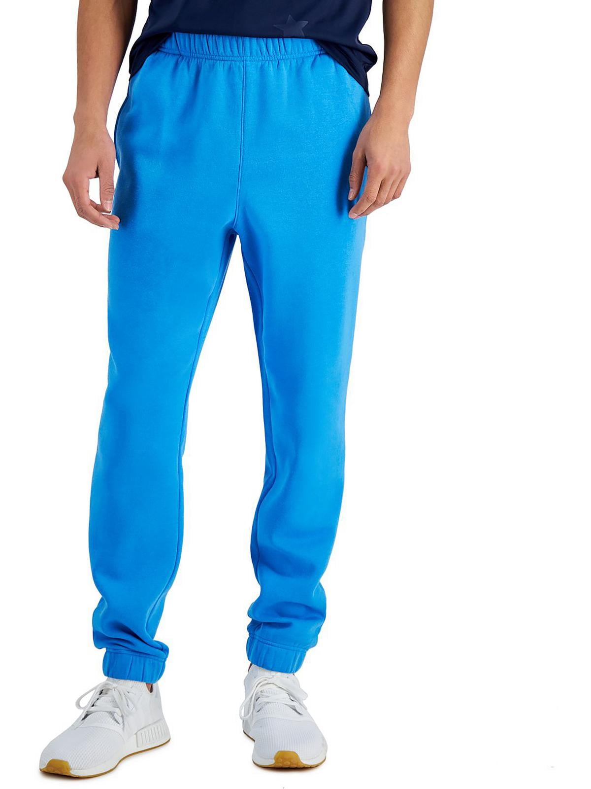 Calça de moletom masculina ID Ideology Fleece Azul Tamanho X-G