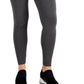 Leggings básicas femininas de cintura alta Style &amp; Co, cinza, tamanho extragrande