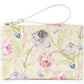 Bolsa de pulso feminina Giani Bernini com renda floral, branca, tamanho regular
