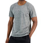 Camiseta de treinamento Birdseye masculina ID Ideology cinza tamanho 4X