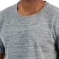 Camiseta de treinamento Birdseye masculina ID Ideology cinza tamanho 4X