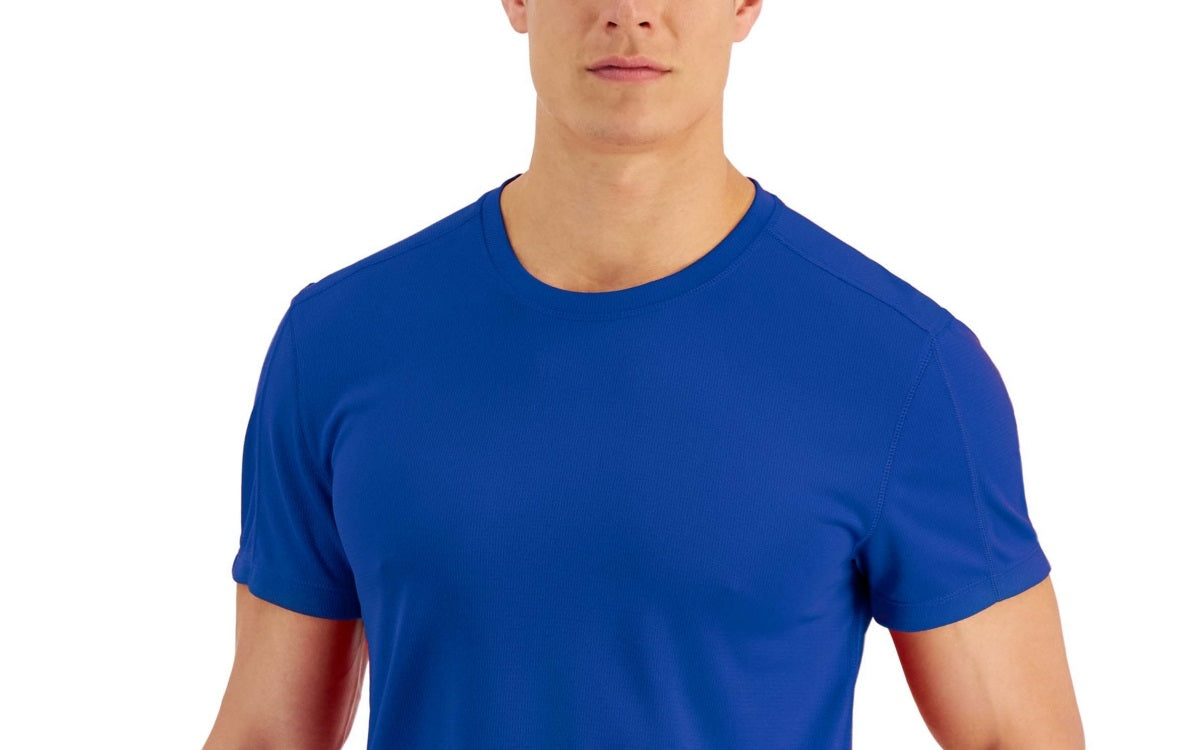 Camiseta de treino masculina Birdseye da ID Ideology, azul, tamanho 44