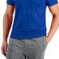 Camiseta de treinamento Birdseye masculina ID Ideology azul tamanho 4X
