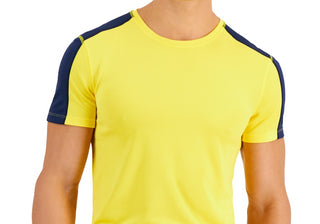 Camiseta de treino masculina Birdseye da Id Ideology, amarela, tamanho 3XB