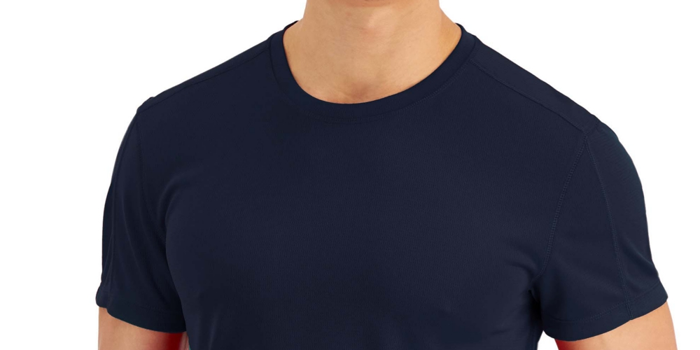 Camiseta de treino masculina Birdseye da ID Ideology, azul, tamanho M