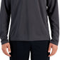 Camiseta ID Ideology Masculina Rapidry Moisture Wicking Mesh Manga Raglan Cinza Tamanho XX-G