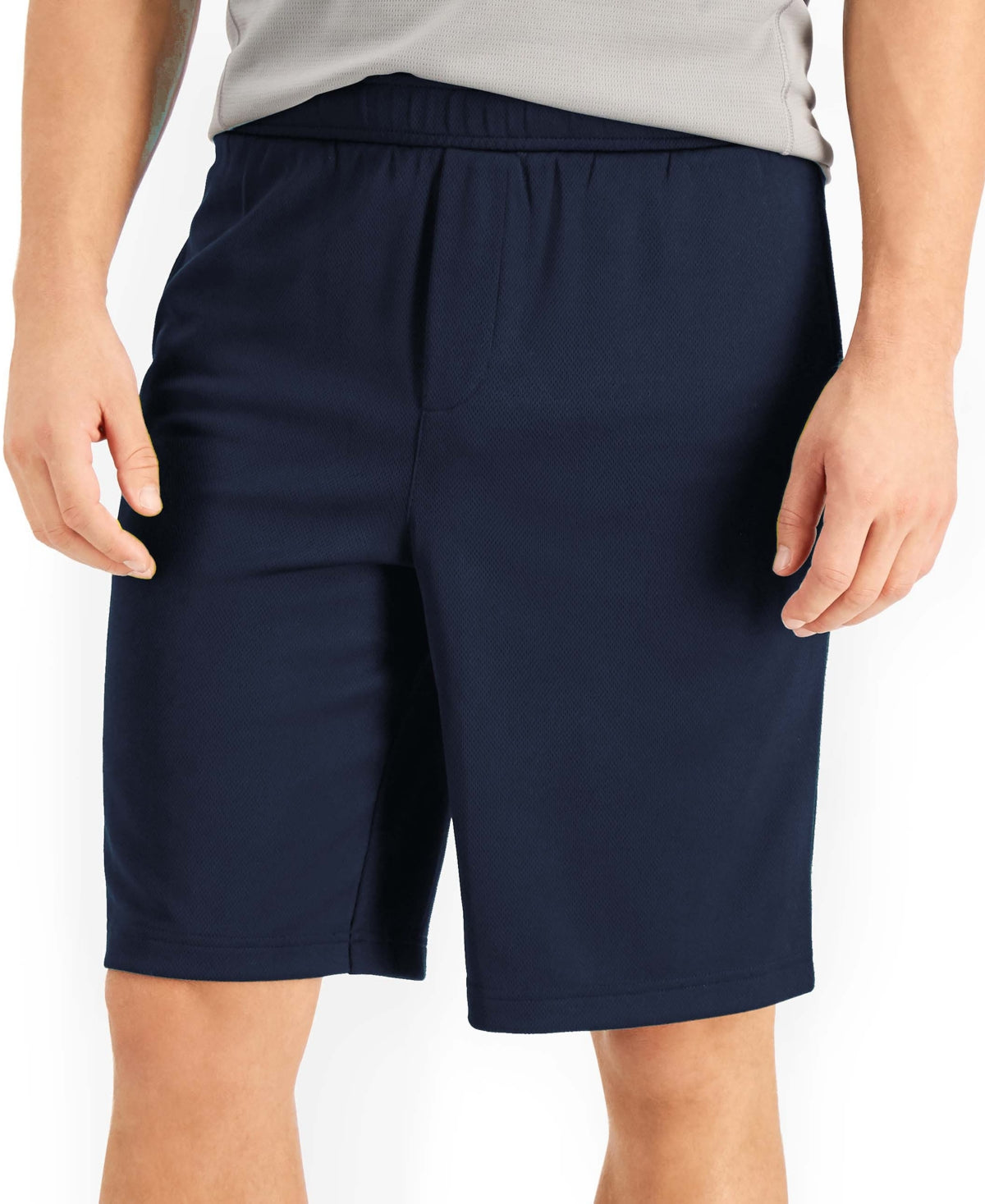 ID Ideology Shorts de malha masculino azul tamanho pequeno