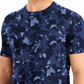 Camiseta de treino masculina com estampa Birdseye da ID Ideology, azul, tamanho 3X