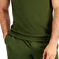 Camiseta de treino masculina Birdseye da ID Ideology, verde, tamanho X-Large