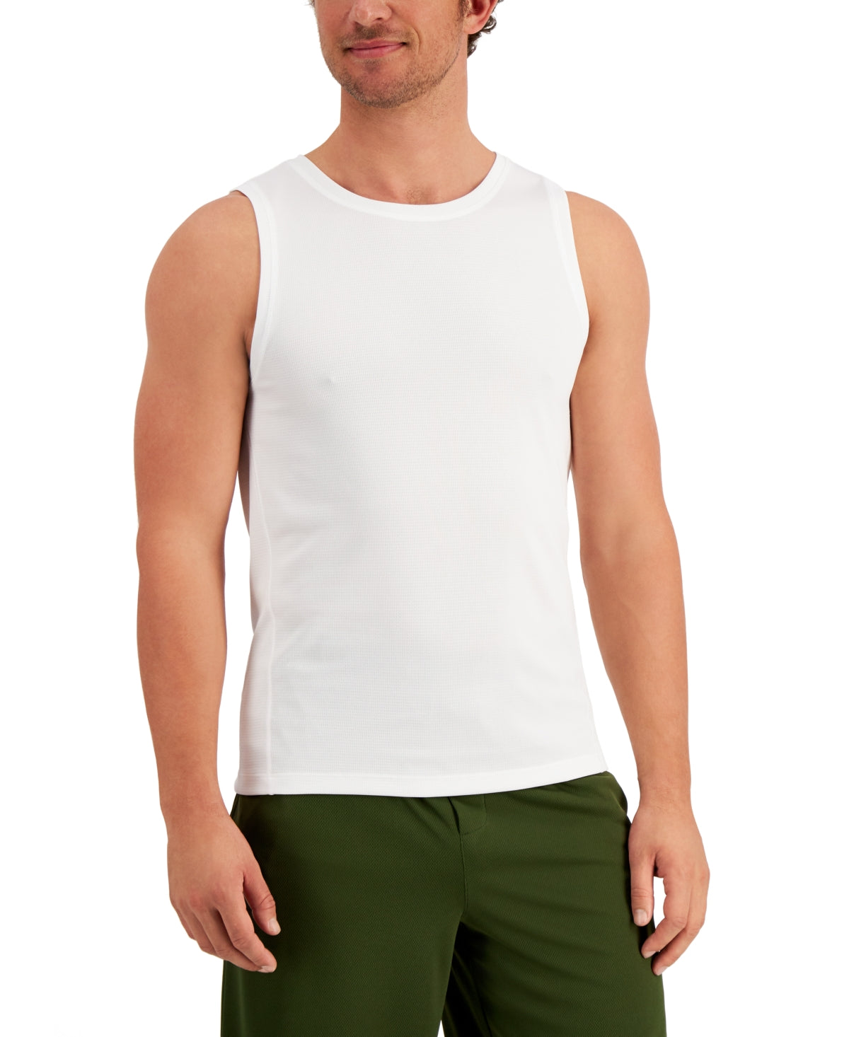 Ideology Camisas e tops de treino fitness grandes e altos para homens, tamanho XXXL, brancos