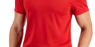 Camiseta de treinamento Birdseye masculina ID Ideology vermelha tamanho grande