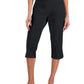 Calça Capri Karen Scott Feminina Comfort Waist Preta Tamanho 8 Petite
